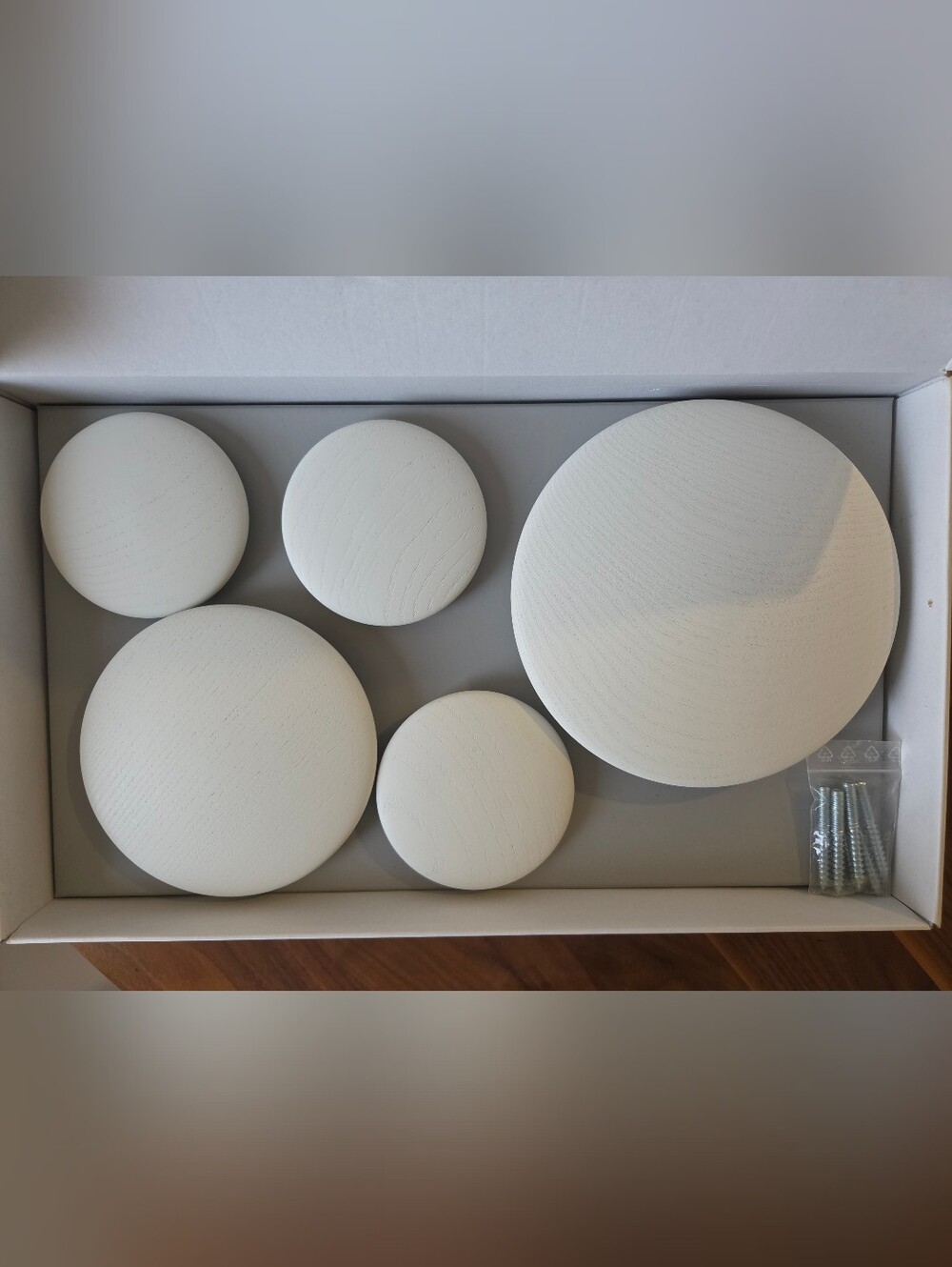 Muuto The Dots Wood Wall Hooks - Set of 5 White (BNIB From DWR)